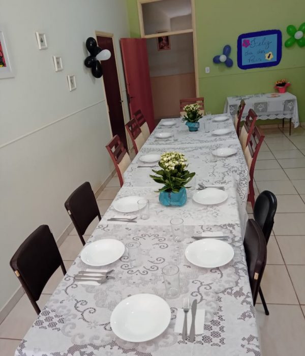 Almoço dia dos pais decoração